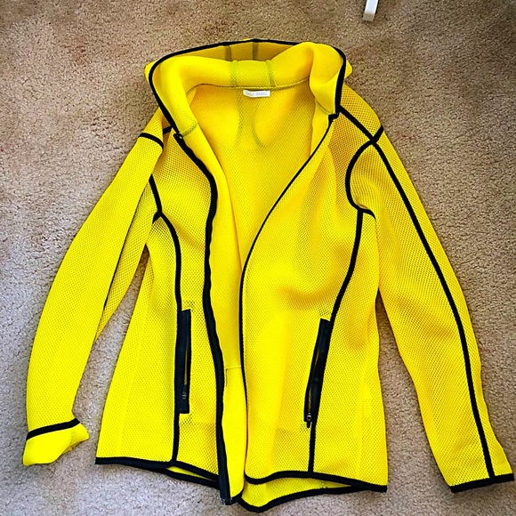 Zara sport yellow breathable jacket size M - Picture 1 of 7
